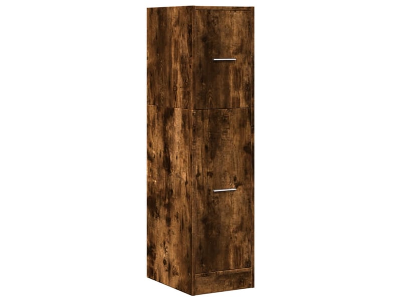  Meuble de rangement, armoire d'apothicaire chêne fumé 30x41x118 cm bois d'ingénierie  - Conforama D