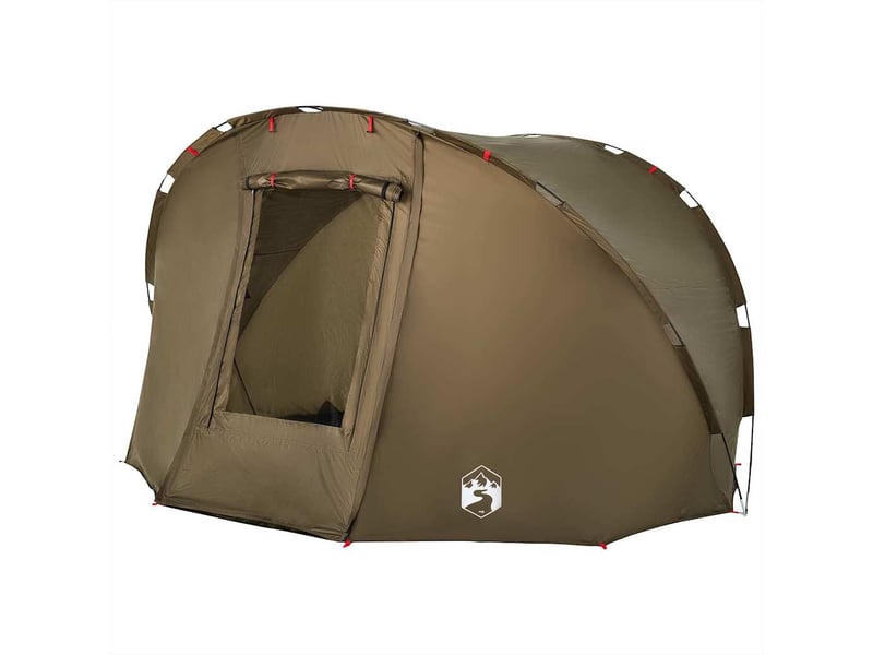  Tente de pêche, tente de camping 5 personnes vert olive imperméable shl6446  - Conforama D