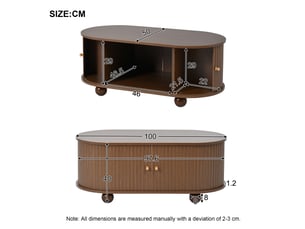 Table basse  coloris bois foncé <strong></strong> <strong></strong>