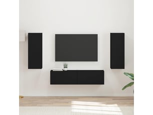 Meuble tv coloris noir 30 cm <strong></strong>  <strong></strong>