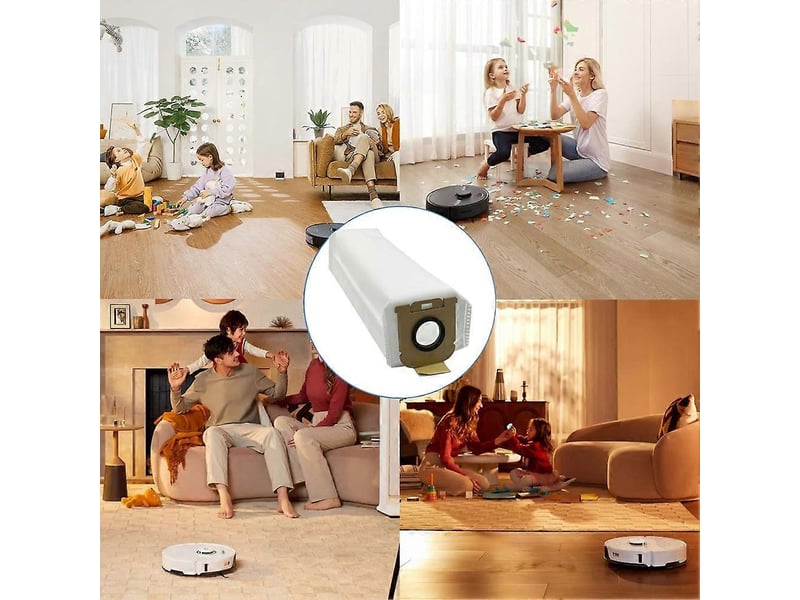  6pcs for z10 station robot vacuum cleaner dust bag replacement spare parts non-woven garbage dust bag  - Conforama D