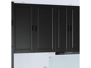 Meuble mural de cuisine, armoire de cuisine noir 50x31x100cm bois d'ingénierie shl8347