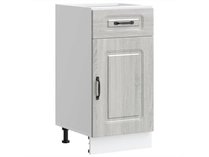 Meuble de rangement, armoire de cuisine kalmar sonoma gris bois d'ingénierie shl3264