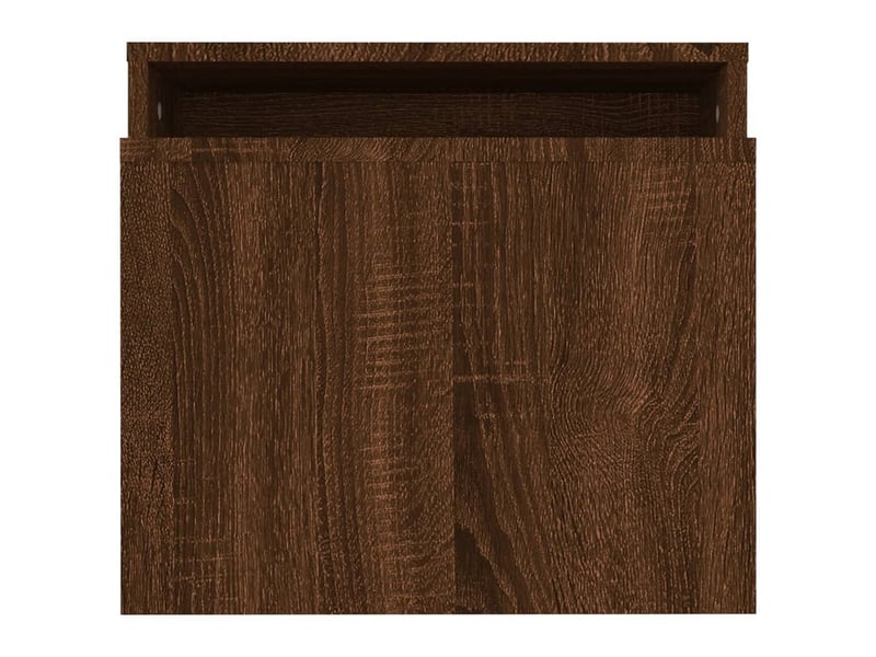  Ensemble table basse gigogne 2 pcs chêne marron 100x48x40cm bois d'ingénierie  - Conforama E