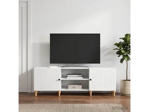 Meuble tv coloris blanc 150 cm <strong></strong>  <strong></strong>