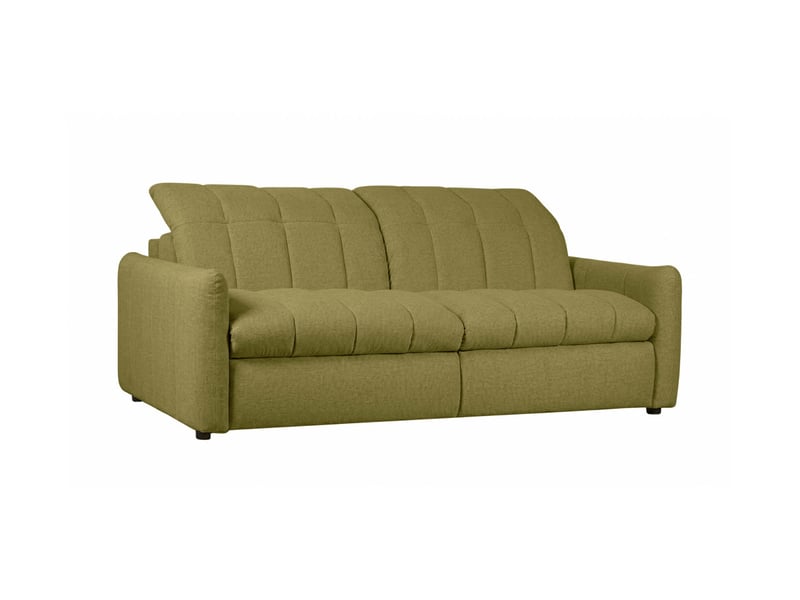  Canapé roma 2 places convertible avec relax électrique en tissu - vert ROMA - Conforama E