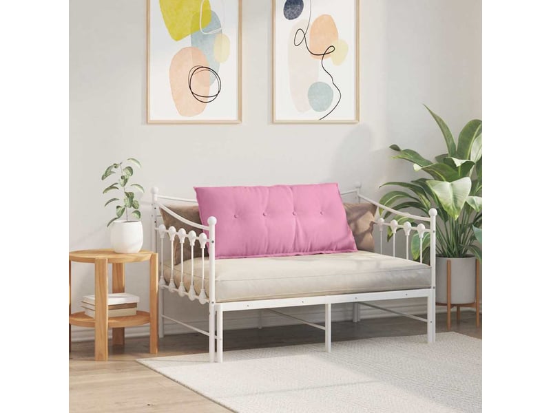  Coussin de dos, coussin de dossier rose 100 x 19 x 50 cm tissu cf54961  - Conforama D