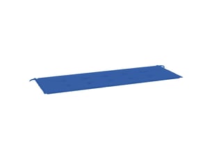 Coussin de banc de jardin, coussin d'assise bleu royal 150x50x3 cm tissu oxford cf52697