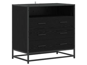 Commode 3 tiroir(s)    <strong></strong> <strong></strong> coloris noir largeur 70 cm
