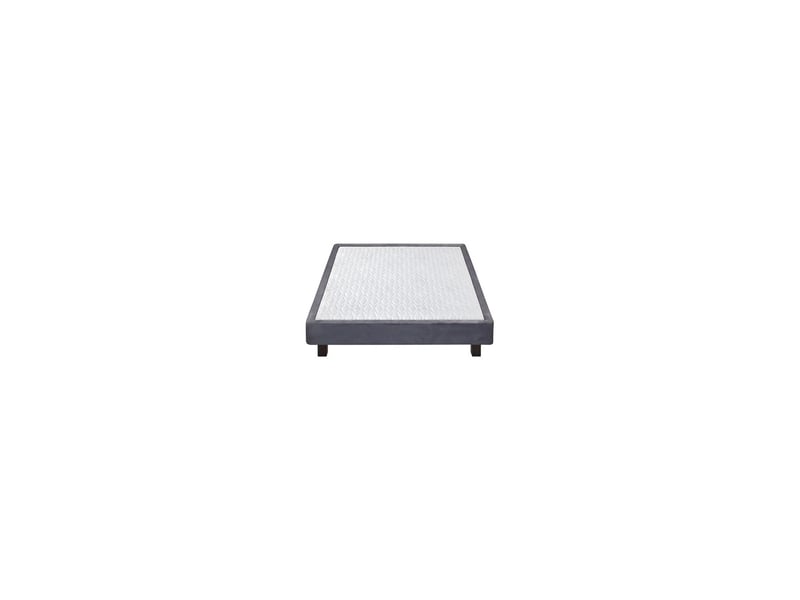  Sommier tapissier 2 places 2x80x200 gris anthracite 7990928 - Conforama A