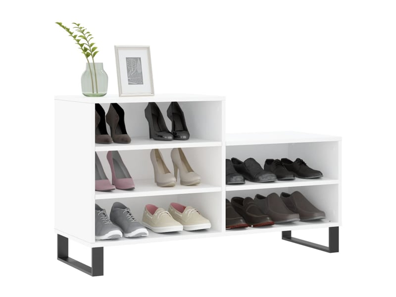  Meuble à chaussure | armoire à chaussures blanc 102x36x60 cm bois d'ingénierie shl11  - Conforama C