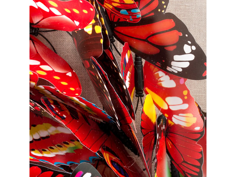  Tableau 3d papillons en papier schmetterling 80x80 cm vikasa home  - Conforama C