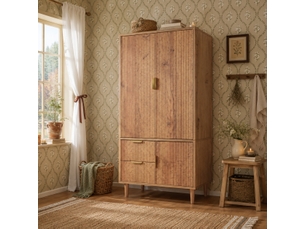 Lit adulte <strong>SWEIKO</strong> <strong></strong> coloris bois clair largeur 80 cm