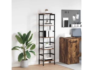 Étagère 4 niveaux, étagère de rangement 40 x 29,5 x 149 cm bois d'ingénierie shl6935