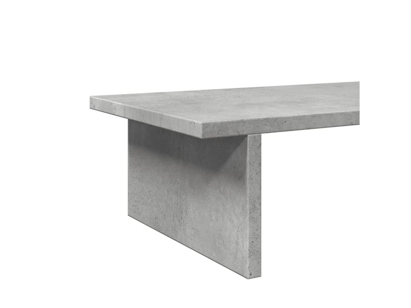  Support de moniteur table meuble bureau 100 x 27 x 15 cm bois d'ingénierie gris 02_0044842  - Conforama E