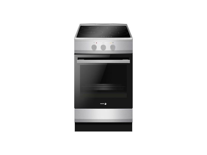 Cuisson induction 4 foyers avec four encastrable 65 l 9 modes FAG5906006588564 - Conforama A