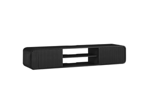 Meuble tv coloris noir 160 cm VIVRYN