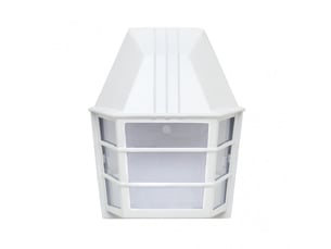 Applique extérieure classique fabrilamp acrux blanc, 1 x e27, ip23, 24 x 20 x 11,5 cm