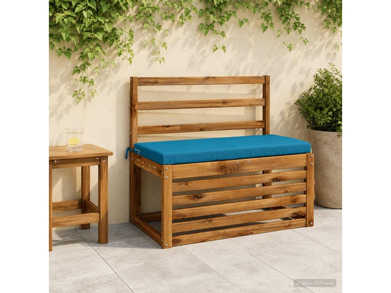 Coussin de banc, coussin d'assise, coussin de canapé soest 100 % polyester bleu clair 60 x 40 x 5 cm cf53106 - Conforama B