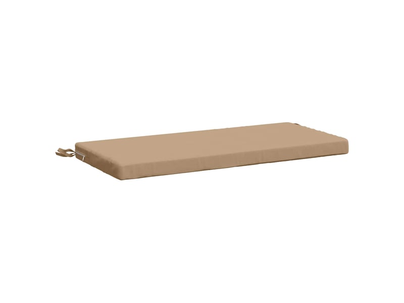  Lot de 2 coussins de banc, coussins d'assise soest 100 % polyester sable cf57437  - Conforama D