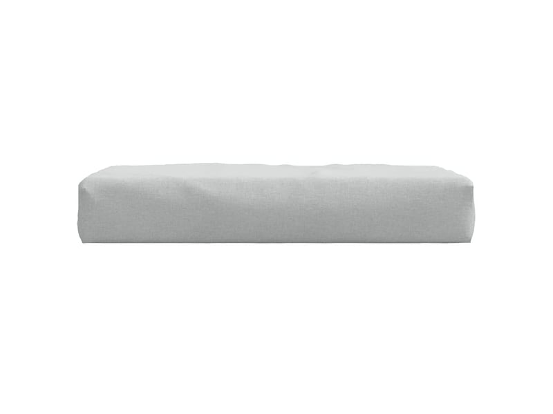  Coussin de palette, coussin de chaise, coussin de canapé gris clair mélangé 60x60x9,5 cm tissu cf55355  - Conforama D
