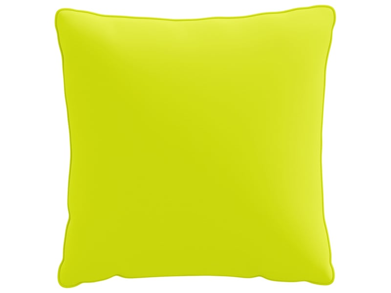 Lot de 4 coussins de dos, coussins de dossier putten 100 % polyester vert vif. Cf59444  - Conforama D