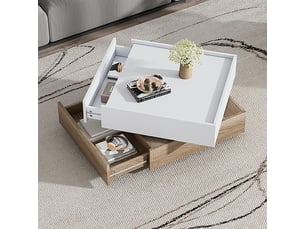 Table basse  coloris blanc <strong></strong> <strong></strong>
