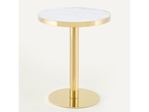 Table basse rond(e) coloris bicolore ULQENI  - 60 cmx60 cm