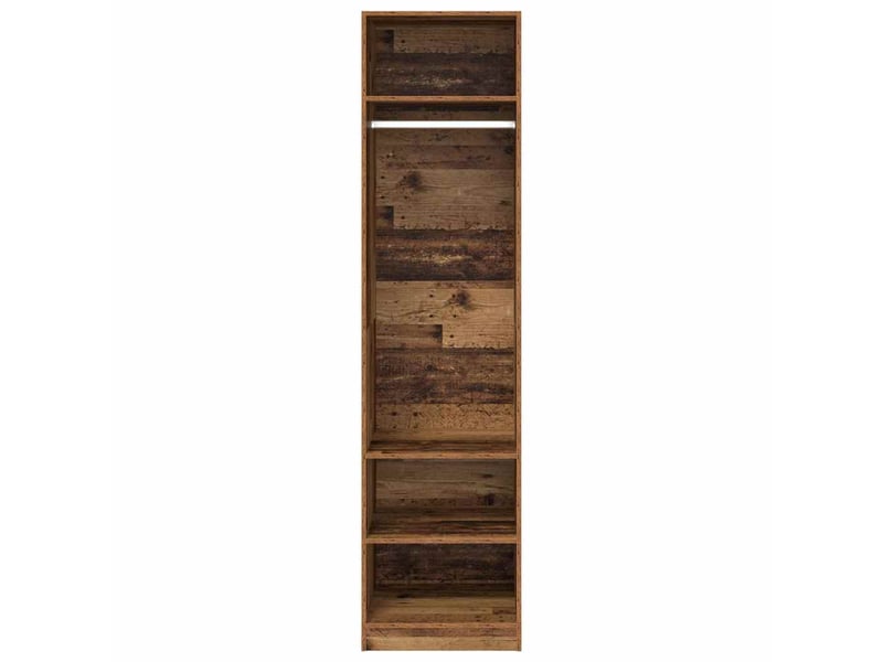 Armoire chambre, armoire de rangement bois ancien 50x50x200 cm bois d'ingénierie - Conforama E