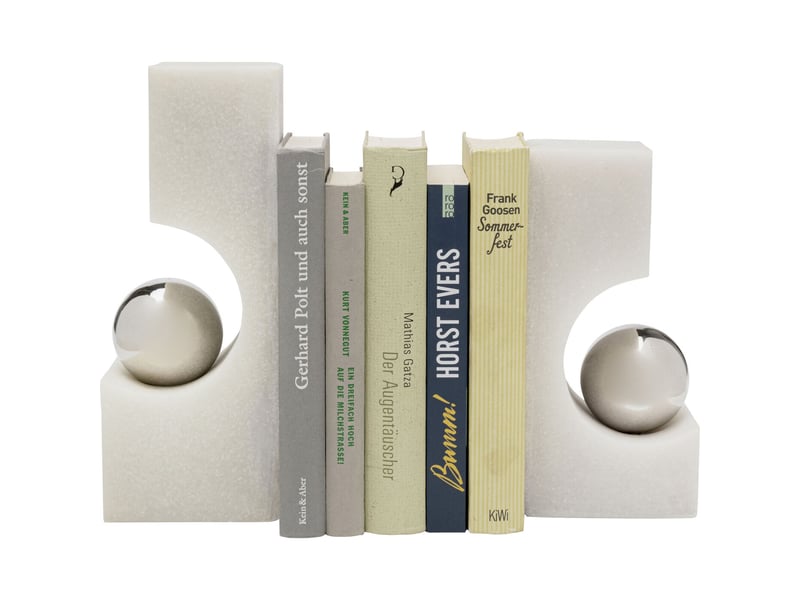 serre-livres art billes set de 2 kare design - Conforama A