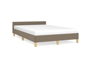 Lit 2 places 120x190cm    coloris taupe