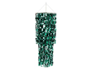 Abat-jour suspension sequins dagmar 180cm bleu