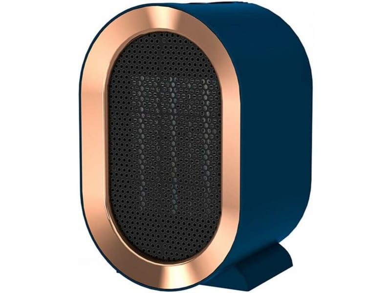  Chauffage soufflant de salle de bain mini chauffage d'appoint chauffage soufflant portable en céramique silencieux électrique chauffages électriques mobiles pour la maison et le petit bureau 1200w, bleu  - Conforama A