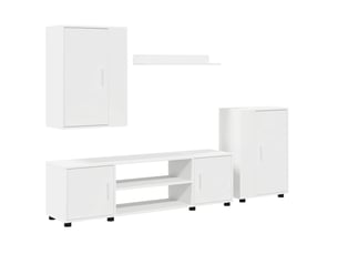 Meuble tv coloris blanc 140 cm <strong></strong>  <strong></strong>