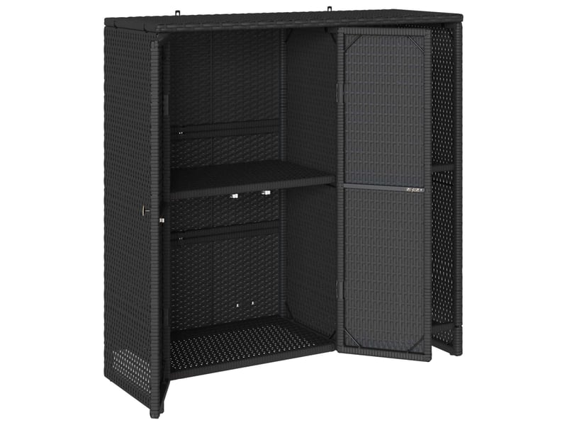  Meuble de rangement, armoire de rangement avec étagère noir 100x36x102 cm rotin  - Conforama D