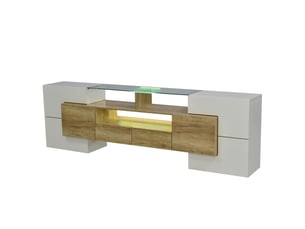 Meuble tv coloris bicolore 200 cm LPOSPI  