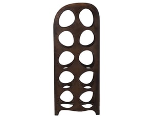 Porte-bouteilles en métal mads 65cm marron