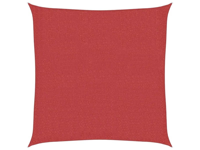  Voile d'ombrage - voile d'ombre - voile parasol 160 gm² rouge 2x2 m pehd  - Conforama A