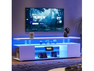 Meuble tv coloris blanc 130 cm TCQPZ