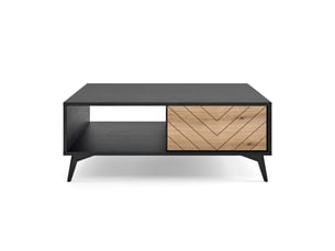 Table basse coloris bois clair LOUNGITUDE VARENA - 68 cmx103.5 cm