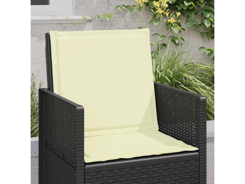  Coussins de siège et de dos polyester crème 47 x 45 x 2 cm cf60812  - Conforama D