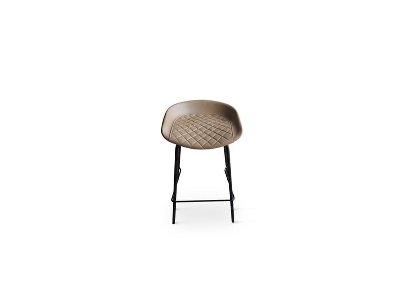  Chaise de bar 'nurby' brun, dimensions : h74 x l43 x p43 cm  - Conforama C