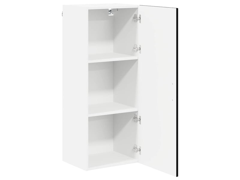  Meuble mural de cuisine, armoire de cuisine noir 40x31x100cm bois d'ingénierie shl2428  - Conforama E