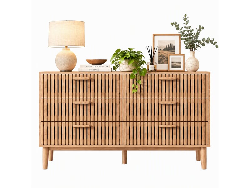  Meuble de rangement en bois, meuble profondeur 30cm, armoire à tiroirs avec dispositif anti-basculement, commode 6 tiroirs, commode d'enfant  - Conforama A