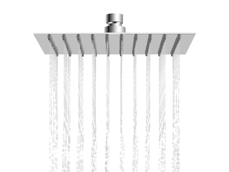  Douche de tête carrée aica, 8 pouces, universel filetage 12  - Conforama A