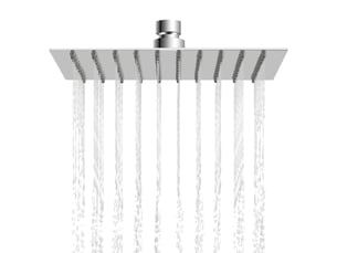Douche de tête carrée aica, 8 pouces, universel filetage 12