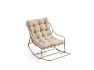 Fauteuil fixe  <strong></strong> Tissu beige