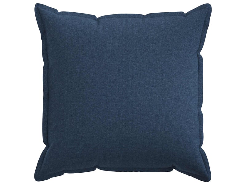  Lot de 2 housses de coussin houten bleu 80 x 80 cm lin synthétique cf49500  - Conforama A
