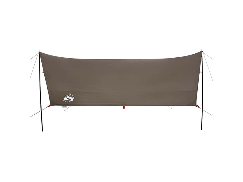  Bâche de camping, bâche de tente marron 438x376x212 cm imperméable  - Conforama E