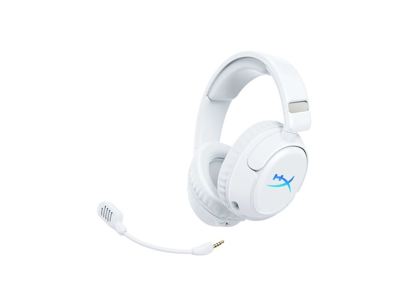  Casque gaming sans fil arceau blanc 2.4 ghz bluetooth 5.3 avec micro perche 10 mm et rgb AADCP19635 - Conforama D